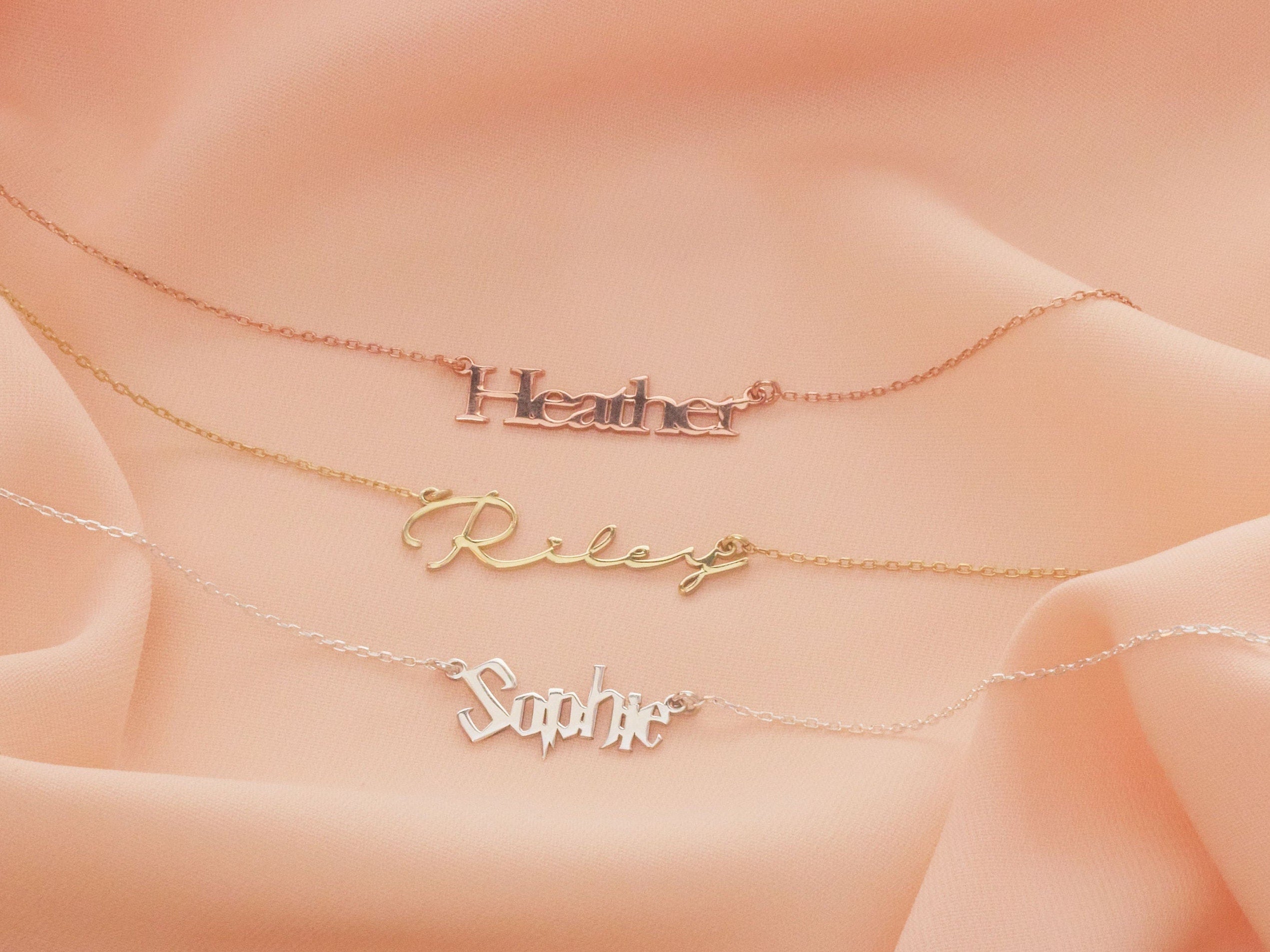 Gold Personalized Name Necklace