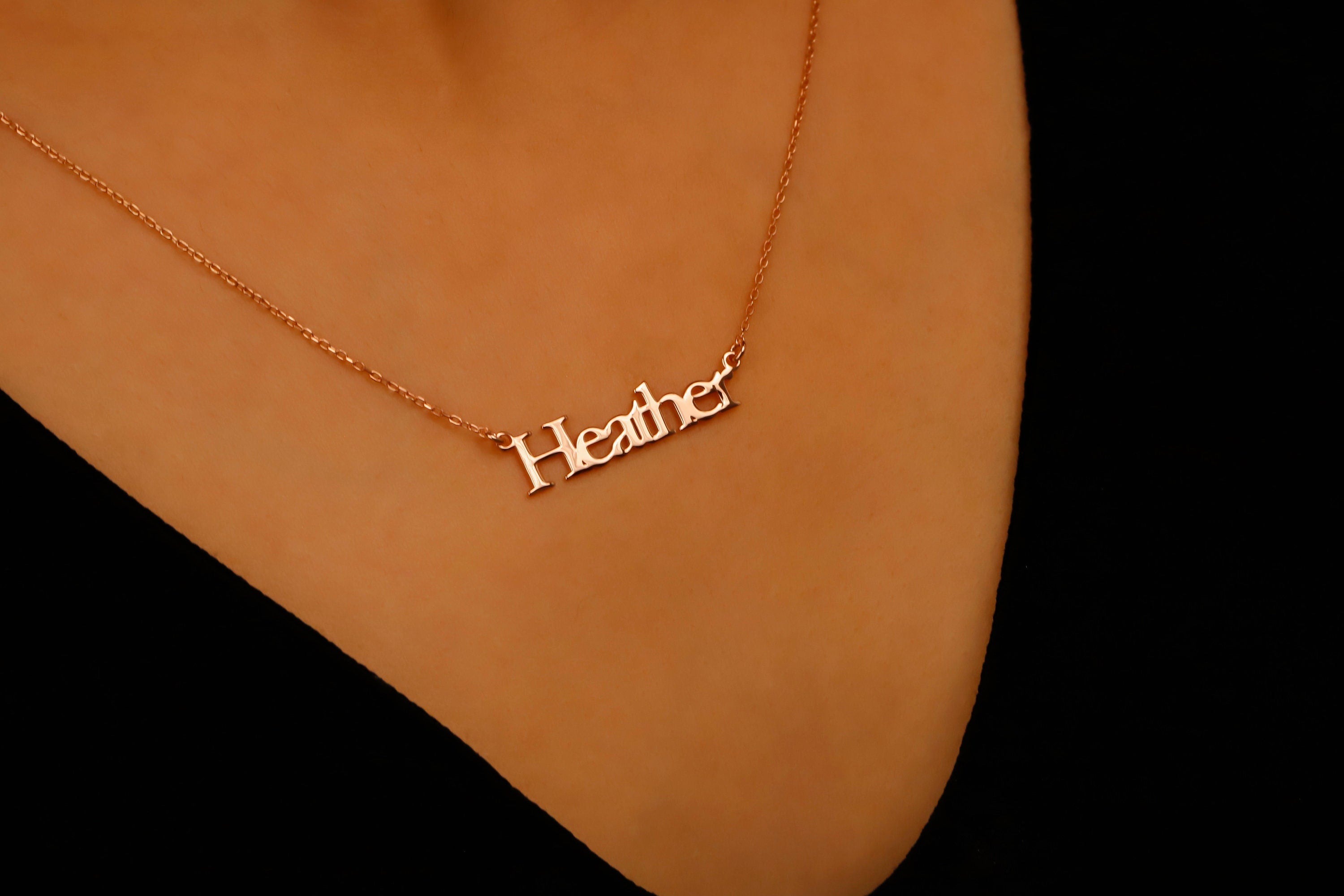 Gold Personalized Name Necklace